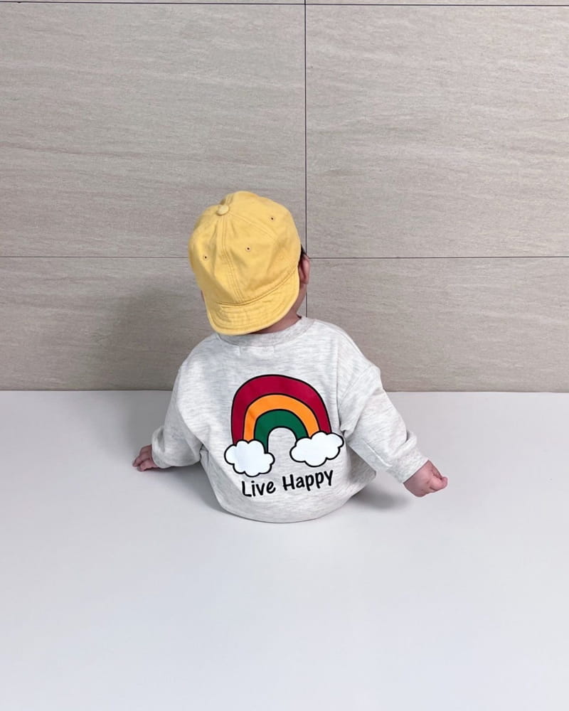 Moran - Korean Baby Fashion - #babyootd - Rainbow Bodysuit - 5