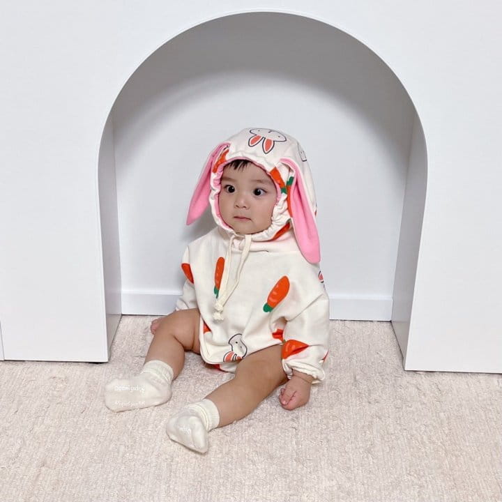 Moran - Korean Baby Fashion - #babyoutfit - Carrot Bodysuit