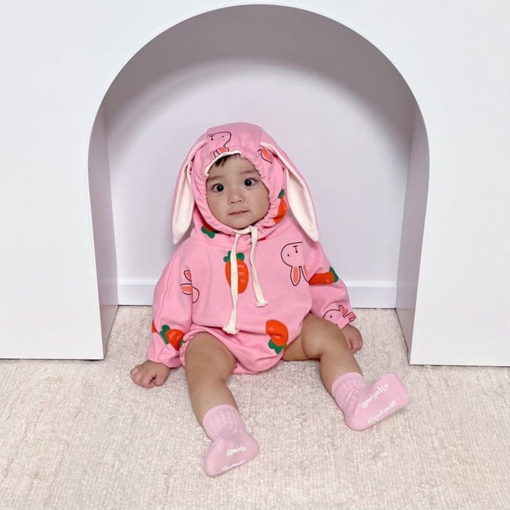 Moran - Korean Baby Fashion - #babywear - Carrot Bodysuit - 2