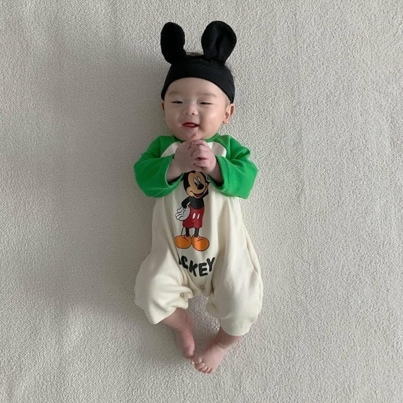 Moran - Korean Baby Fashion - #onlinebabyshop - Hi M Bodysuit - 6