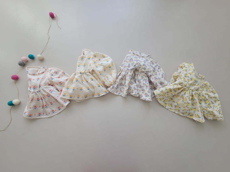 Moran - Korean Baby Fashion - #onlinebabyshop - Cuty Bloomer Set