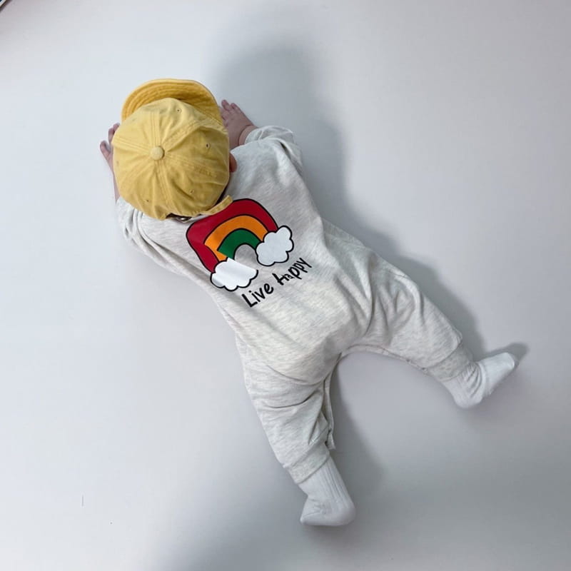 Moran - Korean Baby Fashion - #smilingbaby - Rainbow Bodysuit - 11