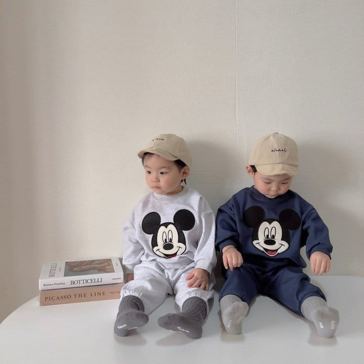 Moran - Korean Children Fashion - #childofig - Big Face Top Bottom Set - 8