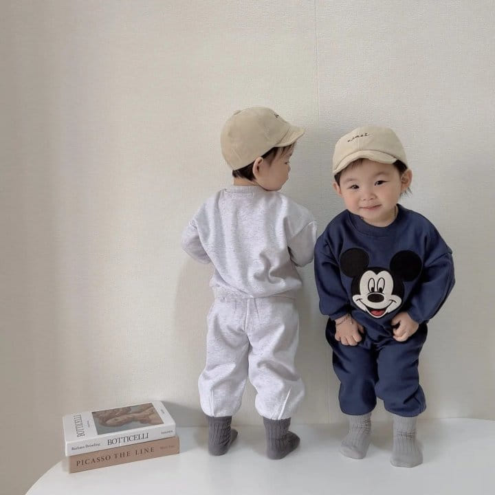 Moran - Korean Children Fashion - #discoveringself - Big Face Top Bottom Set - 12