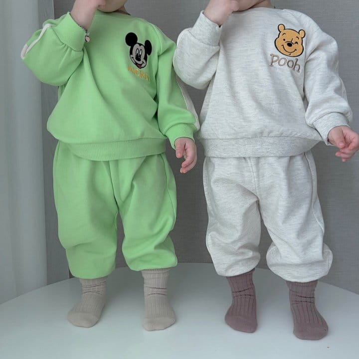 Moran - Korean Children Fashion - #fashionkids - Line D Top Bottom Set - 5