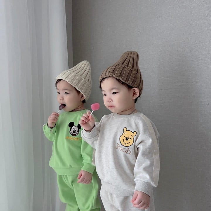 Moran - Korean Children Fashion - #kidsshorts - Line D Top Bottom Set - 6