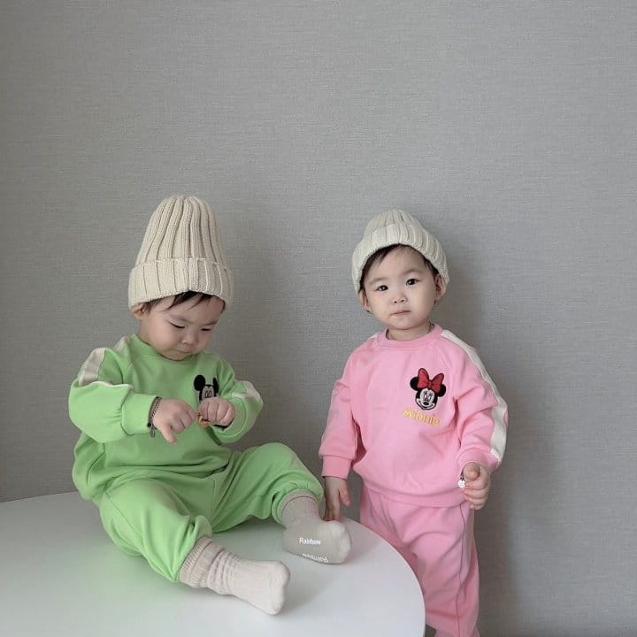 Moran - Korean Children Fashion - #kidsstore - Line D Top Bottom Set - 7