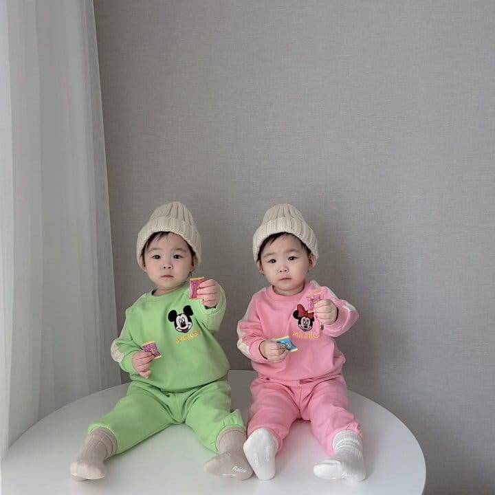 Moran - Korean Children Fashion - #magicofchildhood - Line D Top Bottom Set - 11