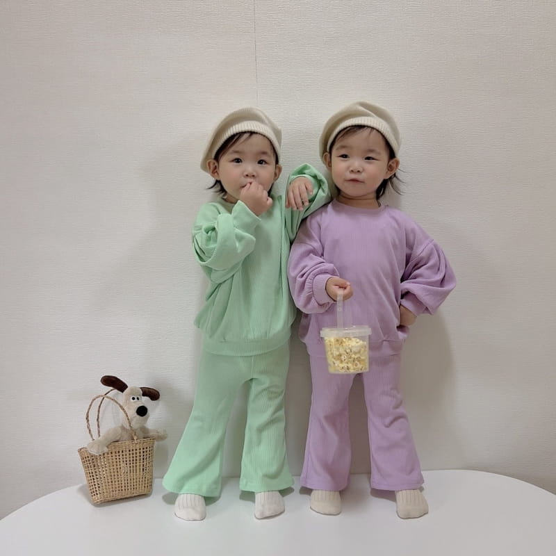 Moran - Korean Children Fashion - #minifashionista - Macaroon Bootscut Set - 8