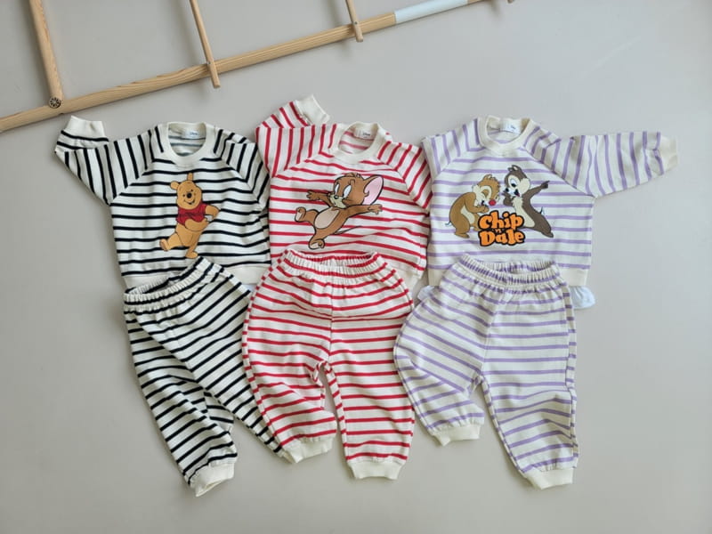 Moran - Korean Children Fashion - #todddlerfashion - Lala Top Bottom Set