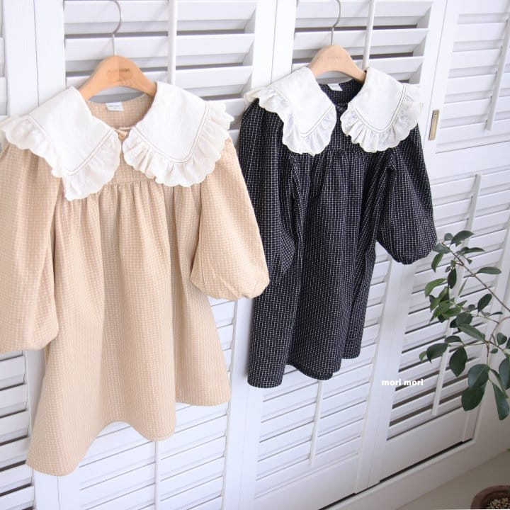 Mori Mori - Korean Children Fashion - #Kfashion4kids - Big Collar One-piece