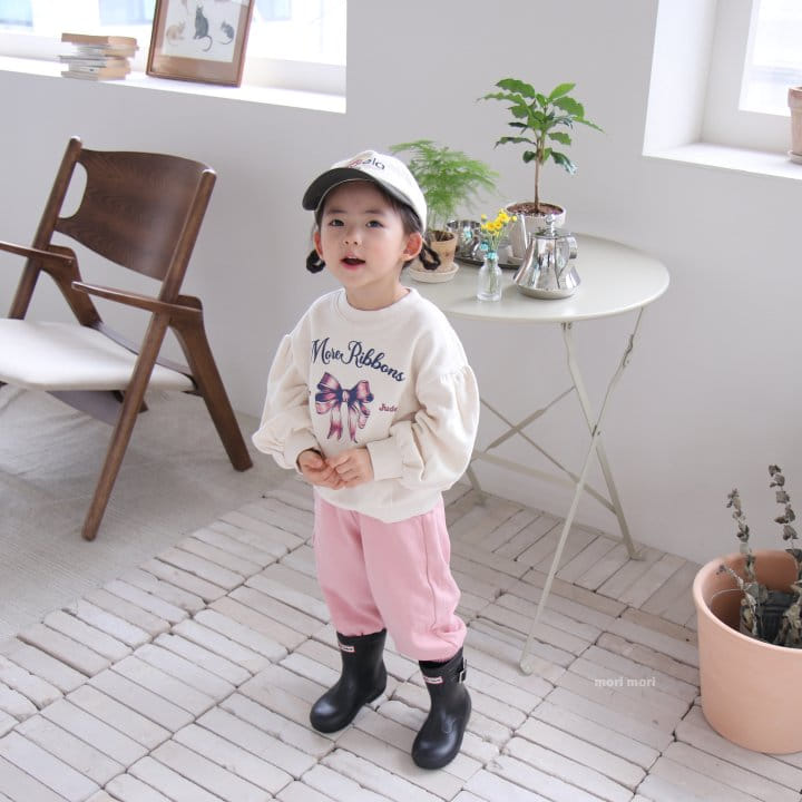 Mori Mori - Korean Children Fashion - #childofig - Ribbon sWeatshirt - 3