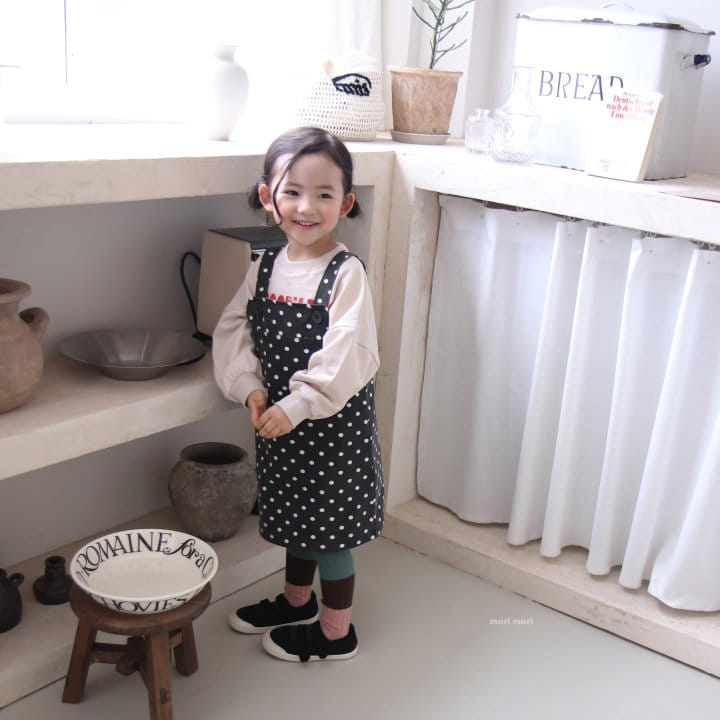 Mori Mori - Korean Children Fashion - #childofig - Dot Dungaree One-piece - 10