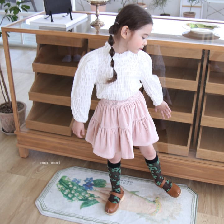 Mori Mori - Korean Children Fashion - #childofig - Veloure Skirt - 6