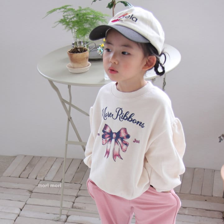 Mori Mori - Korean Children Fashion - #childofig - Ribbon sWeatshirt - 4