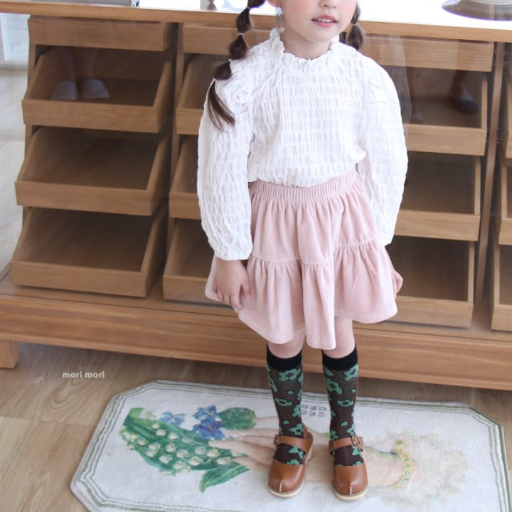 Mori Mori - Korean Children Fashion - #childrensboutique - Veloure Skirt - 7