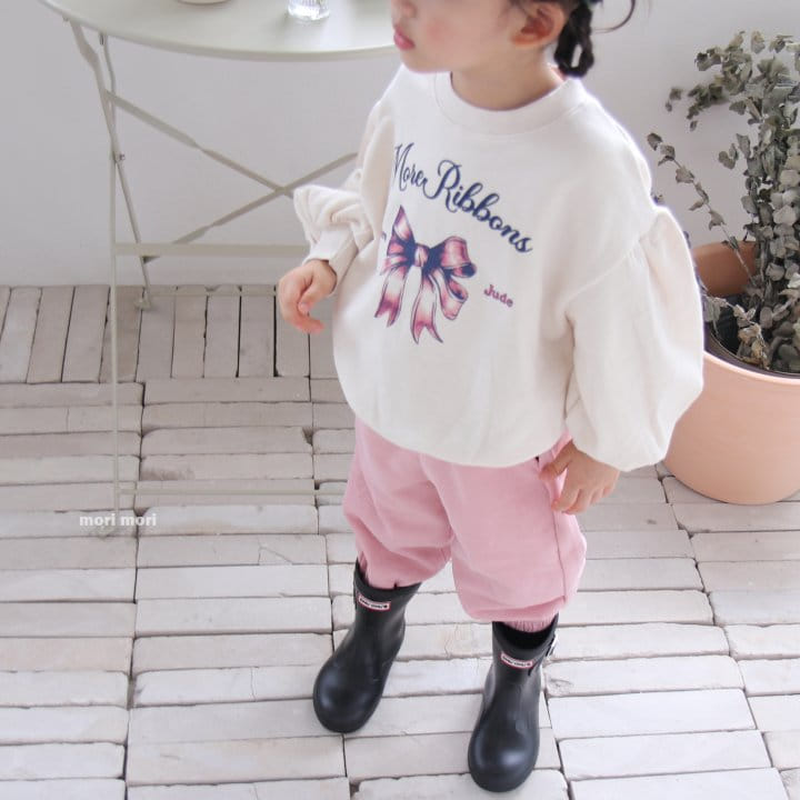 Mori Mori - Korean Children Fashion - #designkidswear - Ribbon sWeatshirt - 5