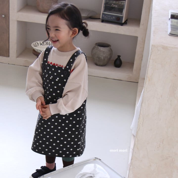 Mori Mori - Korean Children Fashion - #designkidswear - Dot Dungaree One-piece - 12