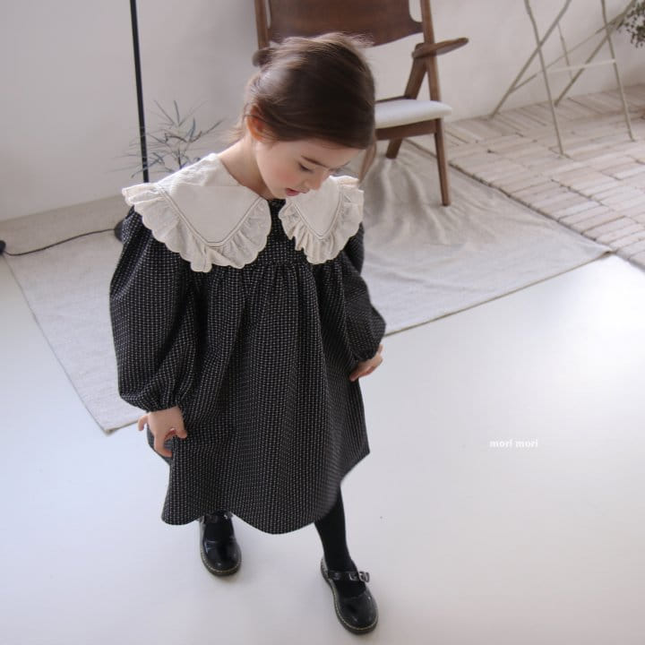 Mori Mori - Korean Children Fashion - #designkidswear - Big Collar One-piece - 11