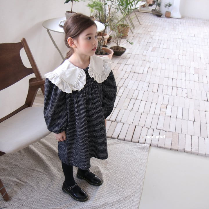 Mori Mori - Korean Children Fashion - #discoveringself - Big Collar One-piece - 12