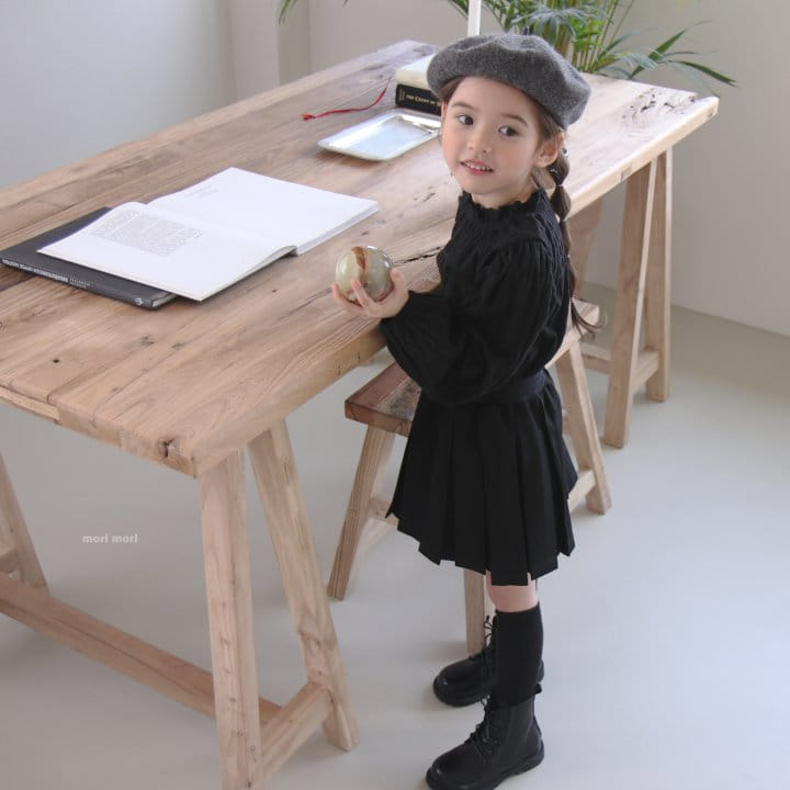 Mori Mori - Korean Children Fashion - #designkidswear - Mori Wrinkle Skirt - 4
