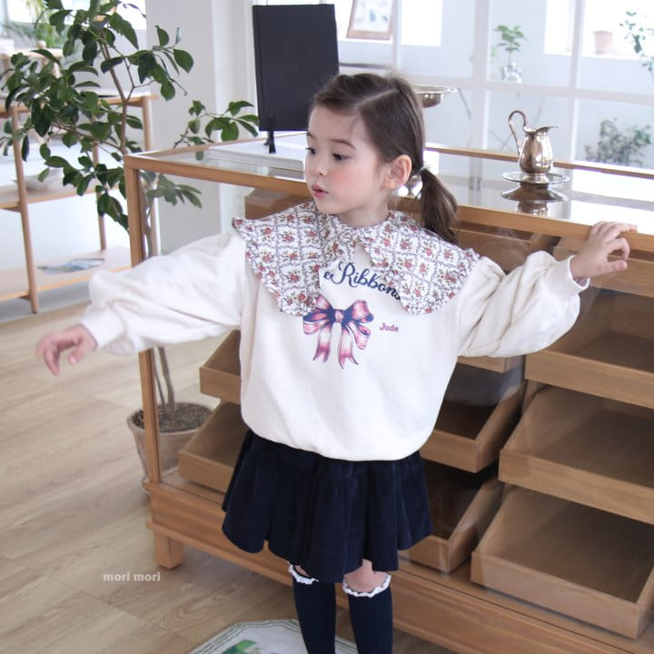 Mori Mori - Korean Children Fashion - #fashionkids - Ribbon sWeatshirt - 7