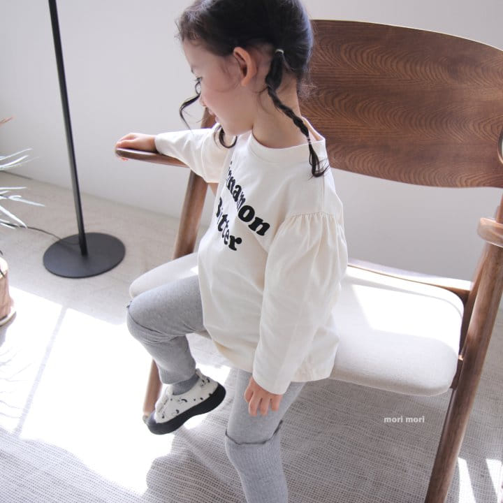 Mori Mori - Korean Children Fashion - #discoveringself - Butter Long Tee - 4