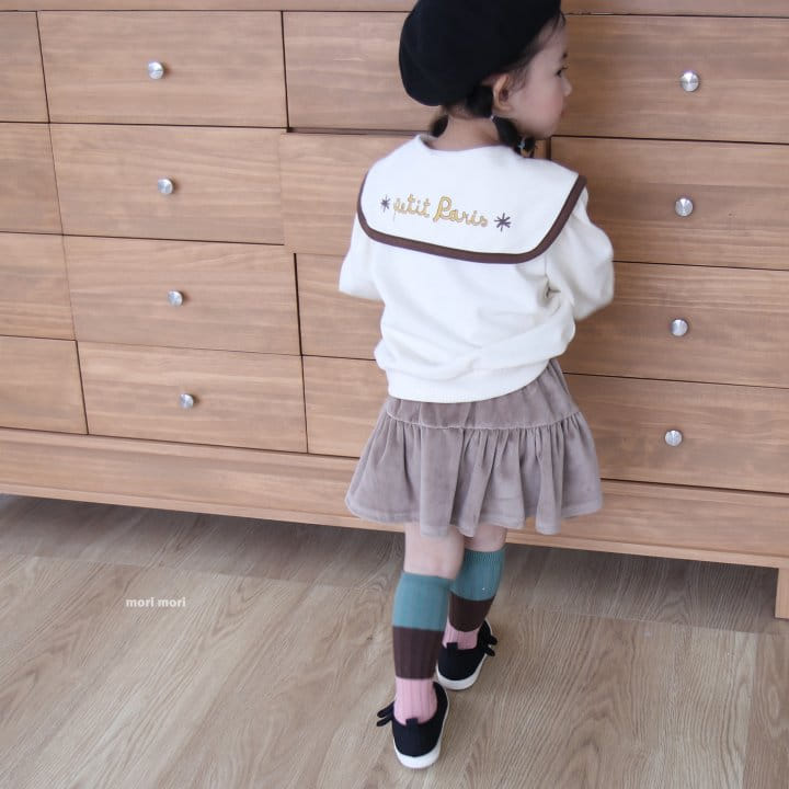 Mori Mori - Korean Children Fashion - #fashionkids - Veloure Skirt - 10