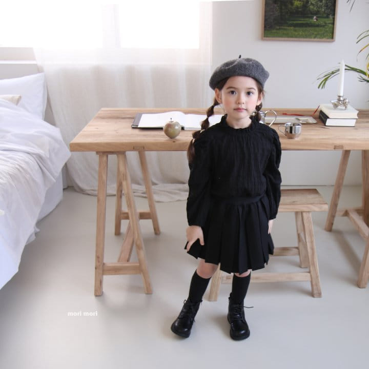 Mori Mori - Korean Children Fashion - #kidsshorts - Mori Wrinkle Skirt - 6