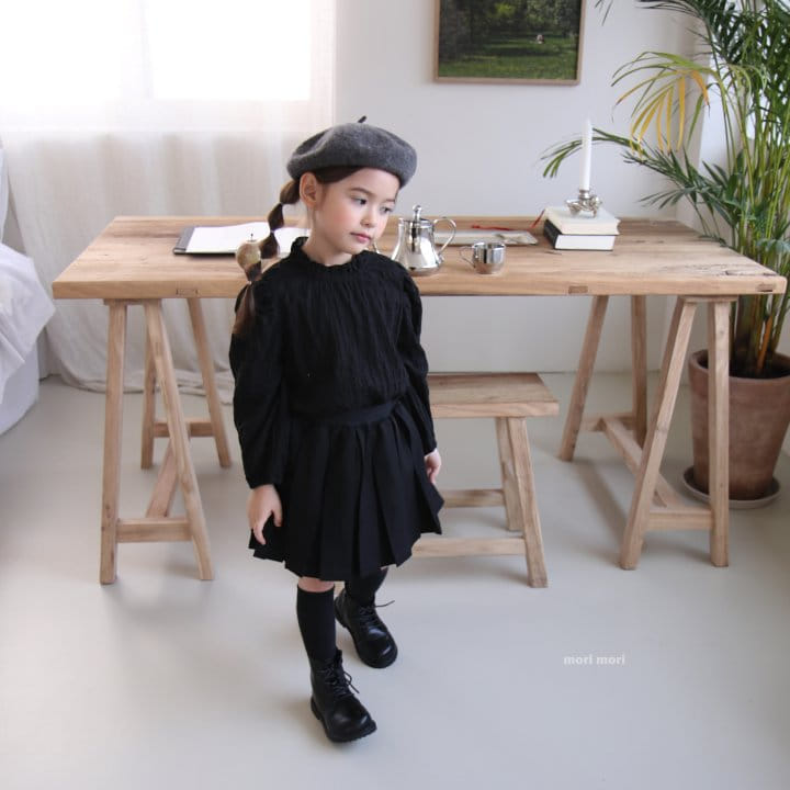 Mori Mori - Korean Children Fashion - #kidsstore - Mori Wrinkle Skirt - 7