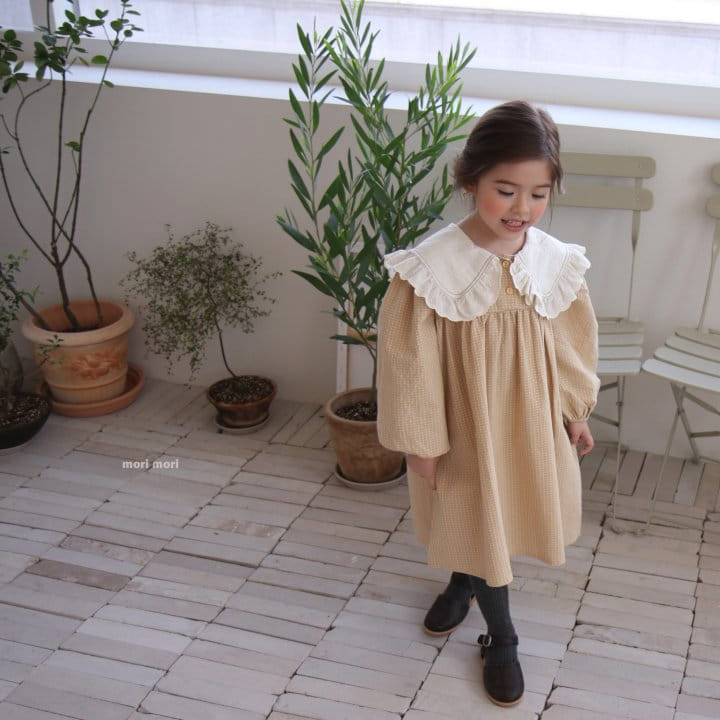 Mori Mori - Korean Children Fashion - #littlefashionista - Big Collar One-piece - 2