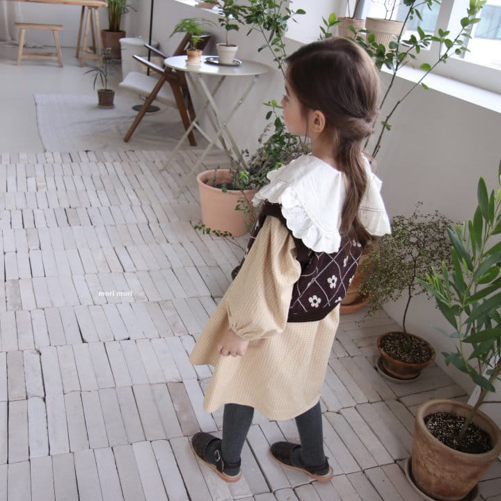 Mori Mori - Korean Children Fashion - #minifashionista - Flower Vest - 2
