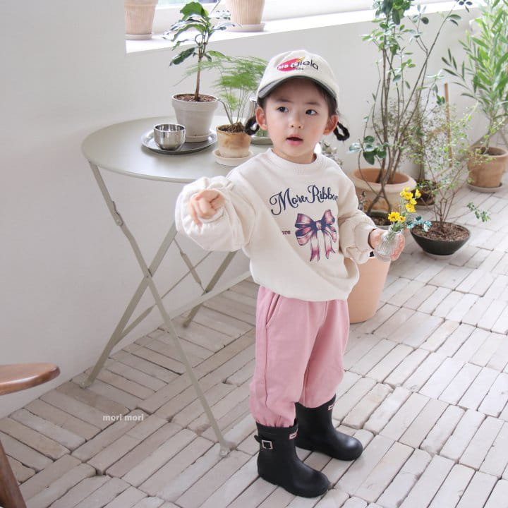 Mori Mori - Korean Children Fashion - #prettylittlegirls - Ribbon sWeatshirt