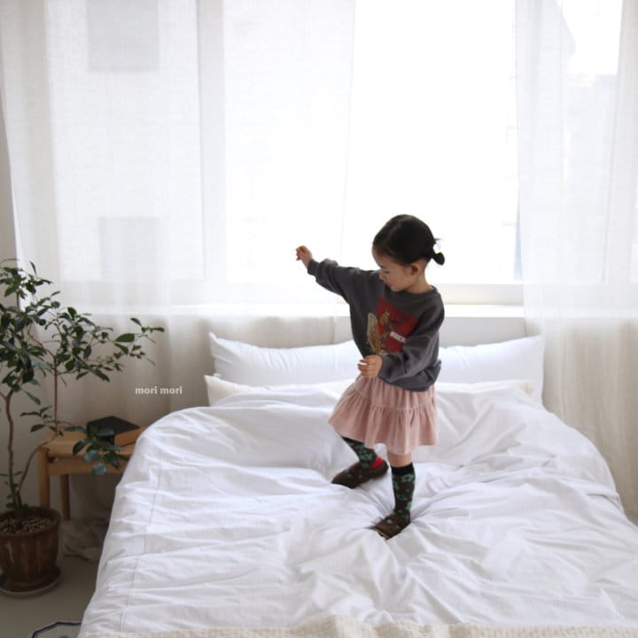 Mori Mori - Korean Children Fashion - #todddlerfashion - Veloure Skirt - 4