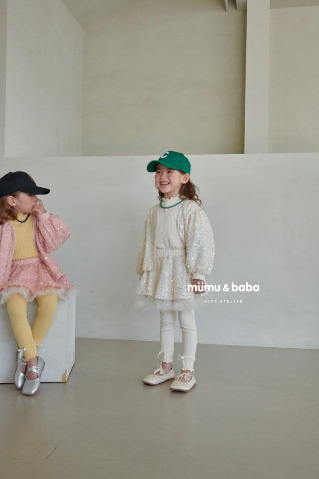 Mumunbaba - Korean Children Fashion - #stylishchildhood - Ribbon Leggings - 4