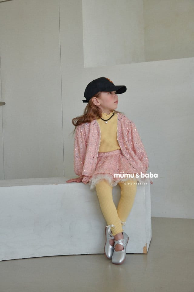 Mumunbaba - Korean Children Fashion - #discoveringself - Ribbon Leggings - 7