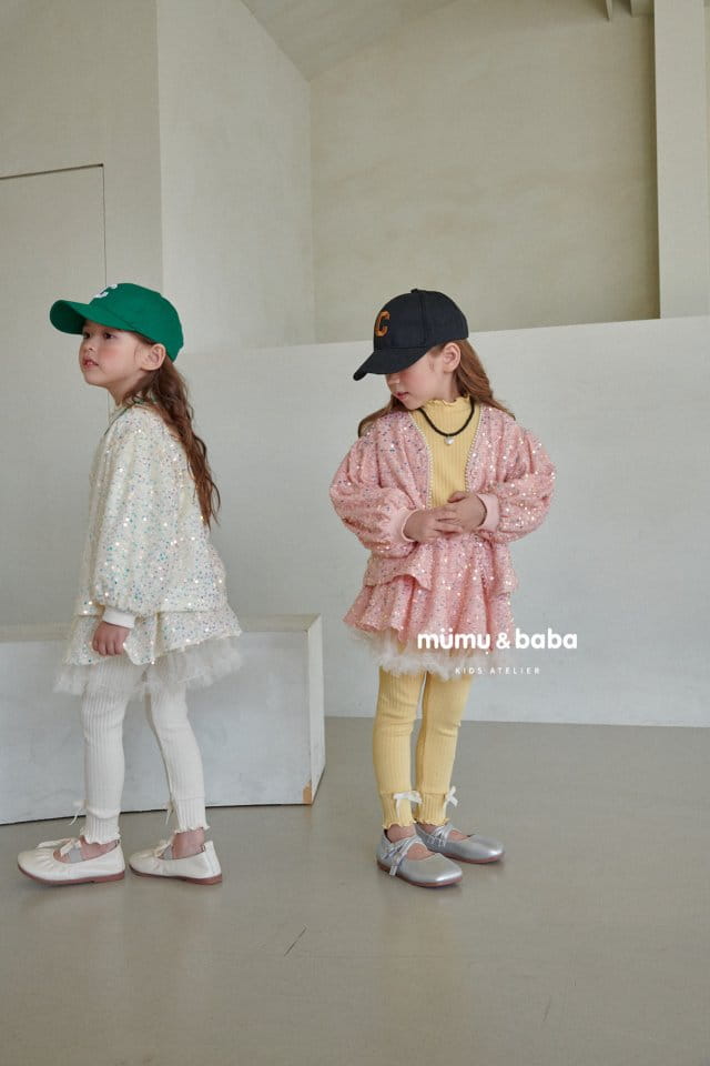 Mumunbaba - Korean Children Fashion - #fashionkids - Ribbon Leggings - 8