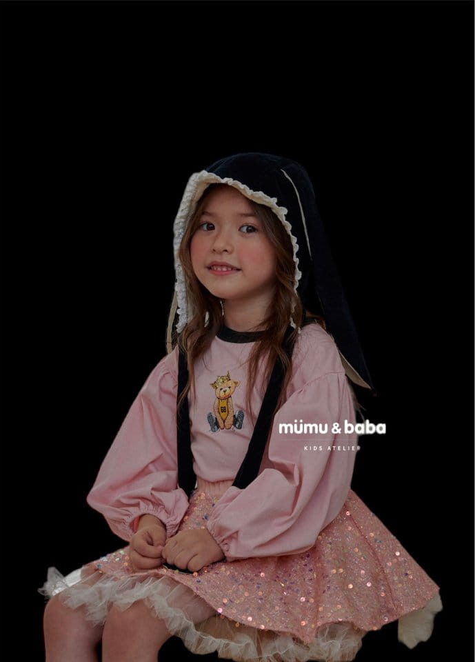 Mumunbaba - Korean Children Fashion - #minifashionista - Tiara Bear Tee - 2