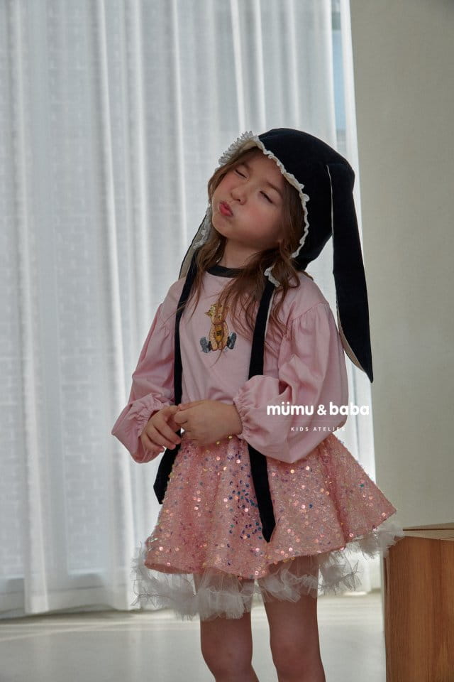 Mumunbaba - Korean Children Fashion - #prettylittlegirls - Tiara Bear Tee - 3