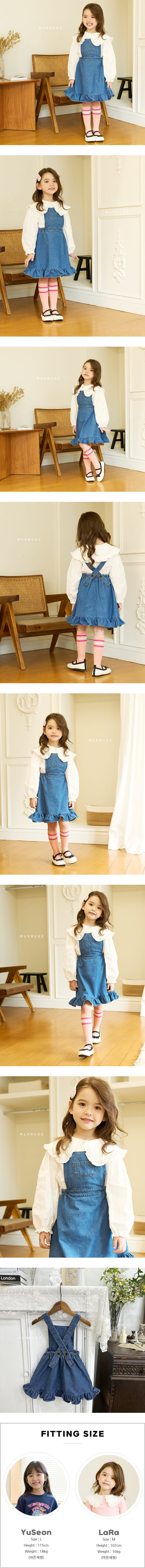 Murmure - Korean Children Fashion - #kidsshorts - Merry Dungarees One-piece