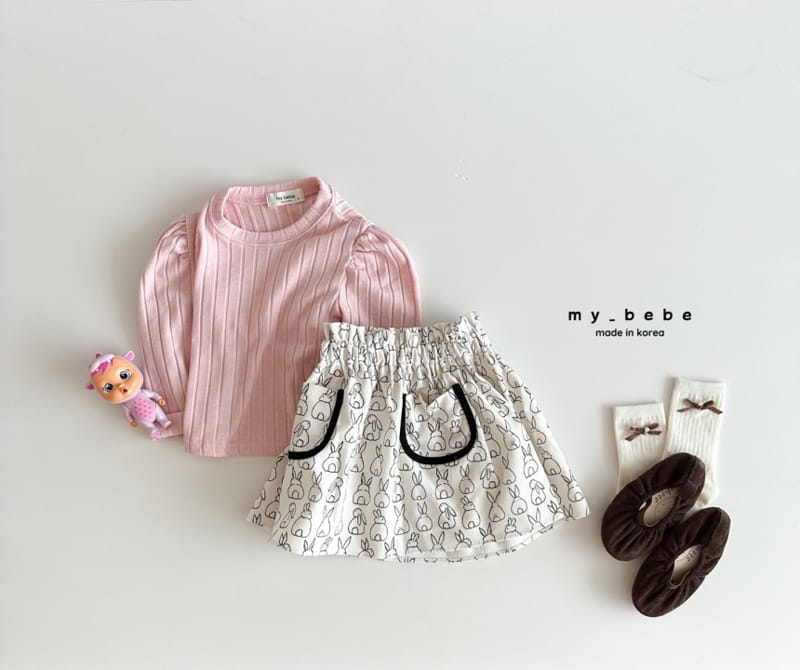 My Bebe - Korean Children Fashion - #childofig - Pocket Skirt - 5