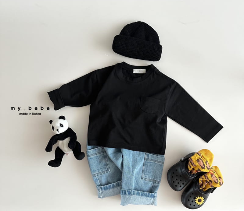 My Bebe - Korean Children Fashion - #childrensboutique - Pocket Jeans - 7