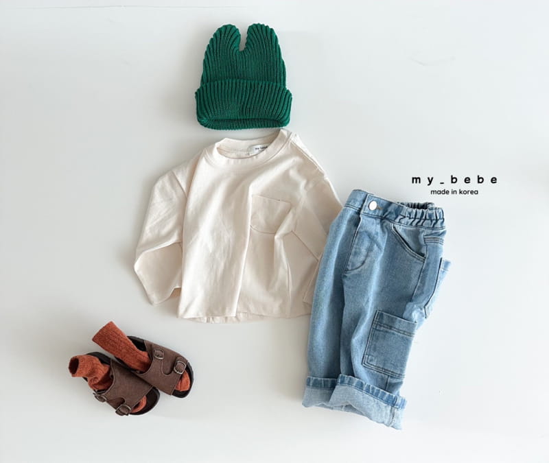 My Bebe - Korean Children Fashion - #designkidswear - Pocket Jeans - 8