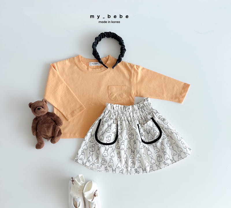 My Bebe - Korean Children Fashion - #designkidswear - Pocket Skirt - 7