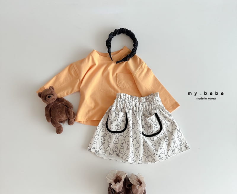 My Bebe - Korean Children Fashion - #discoveringself - Pocket Skirt - 8