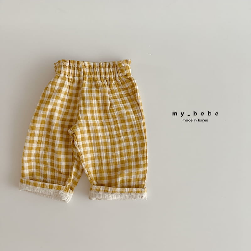 My Bebe - Korean Children Fashion - #magicofchildhood - Check Pants - 5