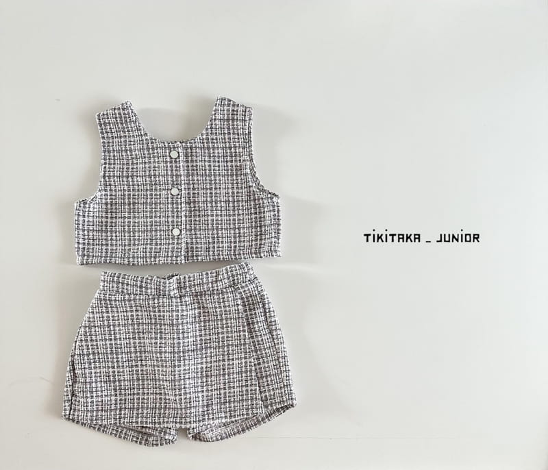 My Bebe - Korean Junior Fashion - #childofig - Twid Top Bottom Set - 11