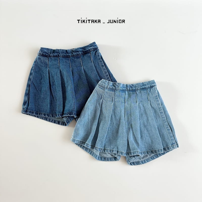 My Bebe - Korean Junior Fashion - #designkidswear - Junior Denim Skirt Pants - 2