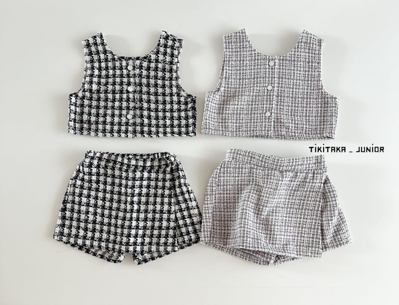 My Bebe - Korean Junior Fashion - #discoveringself - Twid Top Bottom Set