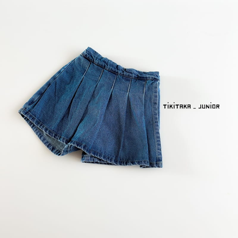 My Bebe - Korean Junior Fashion - #kidsshorts - Junior Denim Skirt Pants - 5